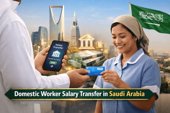 Domestic worker salary transfer in Saudi Arabia through Musaned