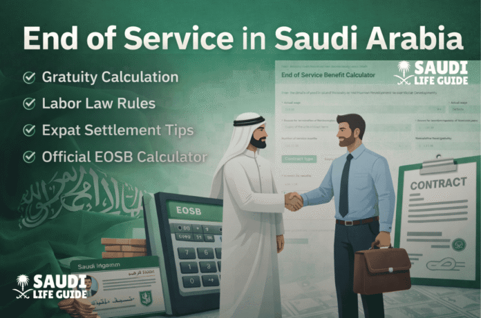 End of Service in Saudi Arabia