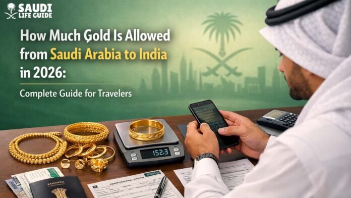 How Much Gold Is Allowed from Saudi Arabia to India