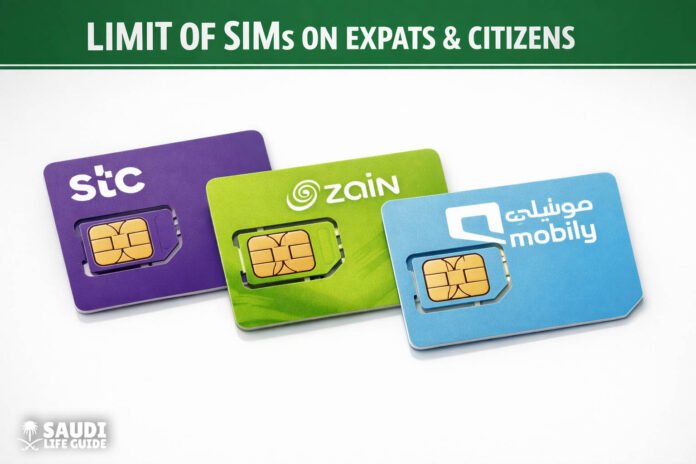 SIM card limit in Saudi Arabia 2026