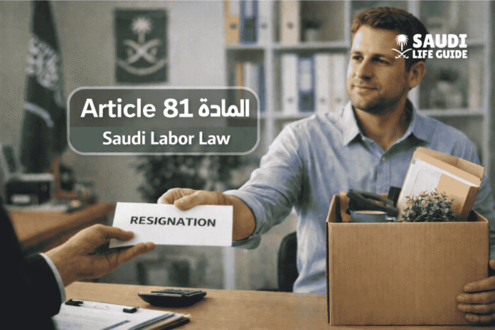 Article 81 of Saudi Labor Law