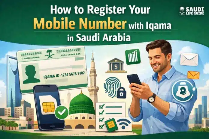 Register a Mobile Number with Iqama