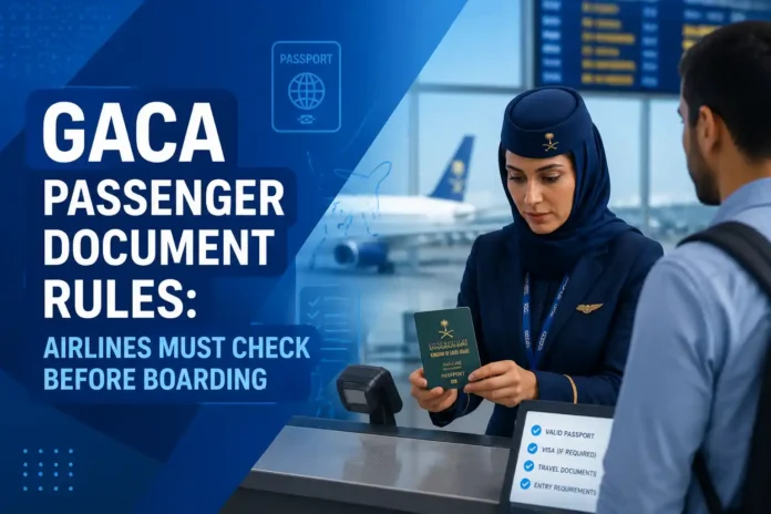 GACA Passenger Document Rules