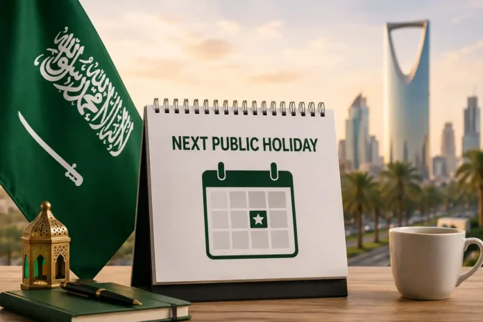 Next Public Holiday in Saudi Arabia