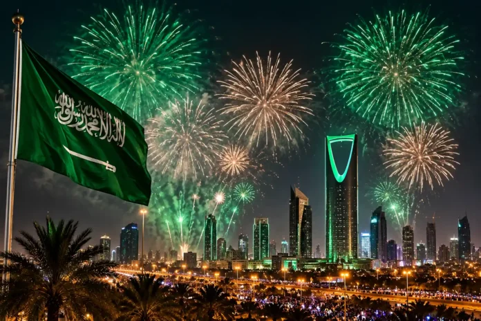 Saudi National Day Fireworks 2026