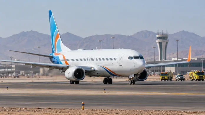 Flydubai emergency landing Tabuk