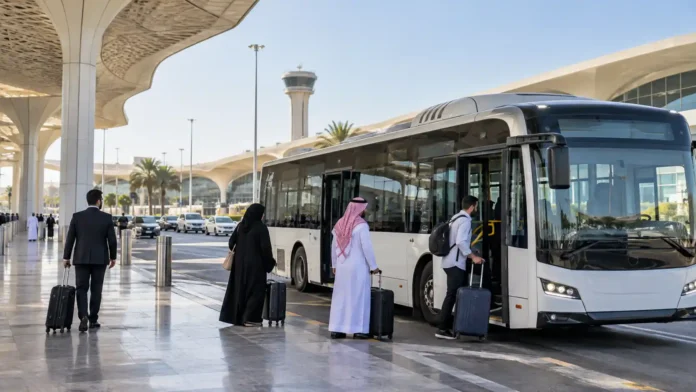 King Fahd Airport shuttle bus